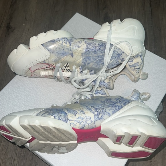 Christian Dior Technical Fabric Dior Around the World Print Womens D-Connect - Picture 2 of 7